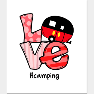 Love Camping Posters and Art